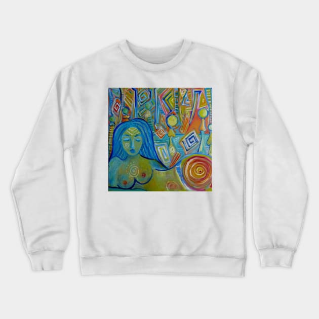 Meditation Crewneck Sweatshirt by Sarah Curtiss